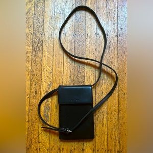 Vintage Coach All-In-One Wallet With Removable Strap Black